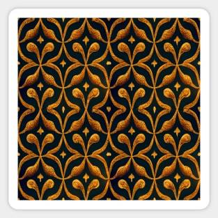 Elegant Ornate pattern, model 11 Sticker